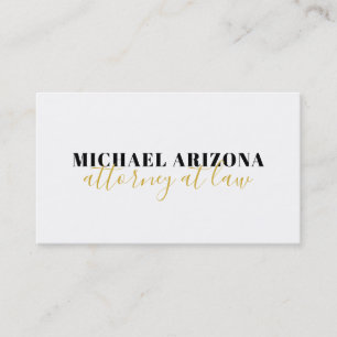 Cartão De Visita Simples Plana Mínima Preta e Branca