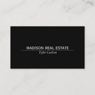 Cartão De Visita Simples (preto)