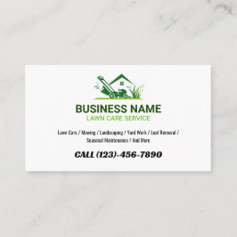 Cartão De Visita Simples serviço de assistência a jardins de logoti