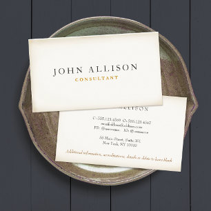 Cartão De Visita Simples Vintage Empreendedor Russo Envelhecidos Ca