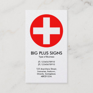 Cartão De Visita Sinais Big Plus - (Cartão Dourado)
