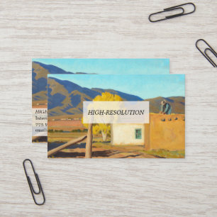 Cartão De Visita Sinais do outono de 1931 por Maynard Dixon