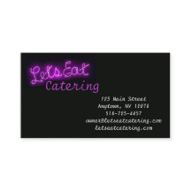 Sinal de Neon do Vamos Único Eat Vintage em Púrpur