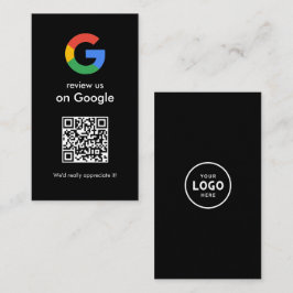 Cartão De Visita Sinal de QR Code do Google para Análise Moderna de