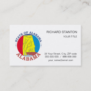 Cartão De Visita Sinal do Alabama