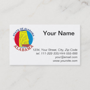 Cartão De Visita Sinal do Alabama