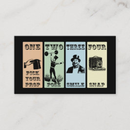 Cartão De Visita Sinal do suporte da foto