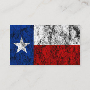 Cartão De Visita sinalizador texas