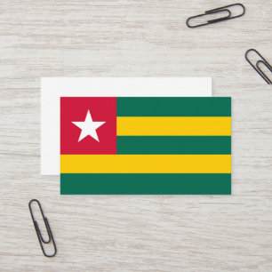 Cartão De Visita Sinalizador Togo