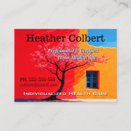 Cartão De Visita Sincere Friendly Cheerful Professional Caregiver