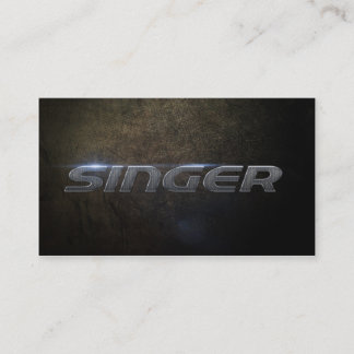 Cartão De Visita Singer Business card