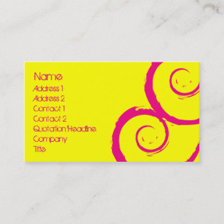 Cartão De Visita Sirene