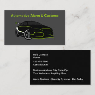 Cartão De Visita Sistemas de Áudio e Segurança Automotivos
