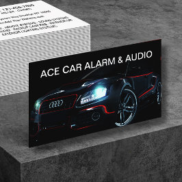 Cartão De Visita Sistemas De Segurança E Som De Carros