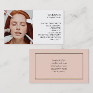 Cartão De Visita Skincare & Beauty Salon