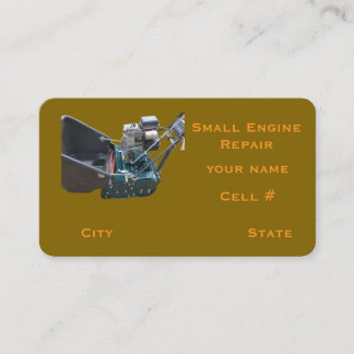 Cartão De Visita Small engine Business Card