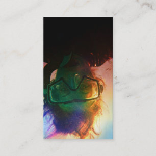 Cartão De Visita snorkeler colorido