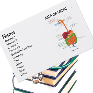 Cartão De Visita Só Um Sentimento De Tolo. . . (Humor do Sistema Di