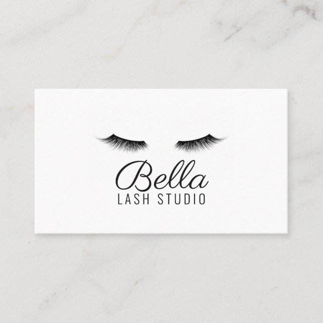 Cartão De Visita Sobrancelhas & Cílios Microblading, Extensões de C (Frente)