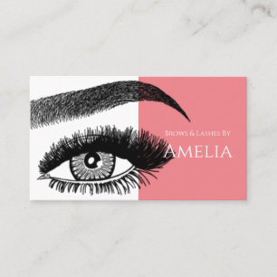 Cartão De Visita Sobrancelhas & Cílios Microblading, Extensões de C
