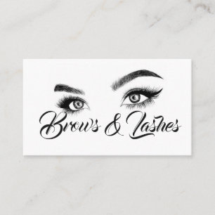 Cartão De Visita Sobrancelhas & Cílios Microblading, Extensões de C