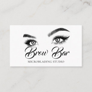 Cartão De Visita Sobrancelhas & Cílios Microblading, Extensões de C