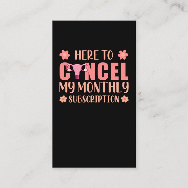 Cartão De Visita Sobrevivência de remoção do útero com suporte a hi (Frente)