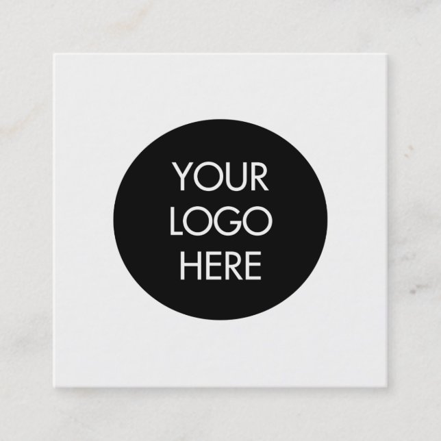 Cartão de visita social preto e branco simples dos (Frente)