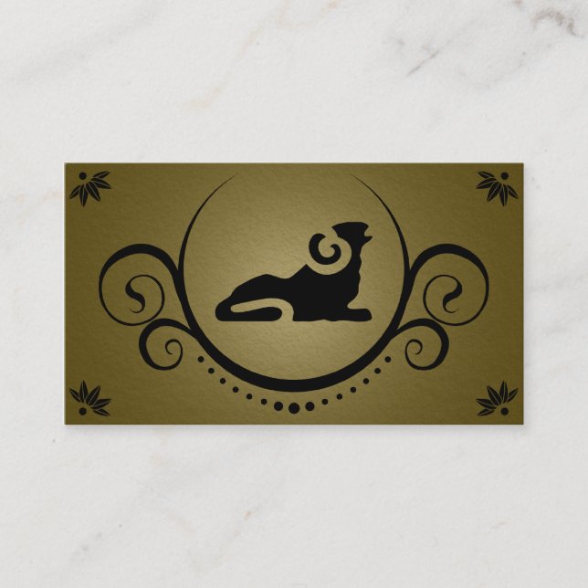 Cartão De Visita sofisticações da ram (Frente)