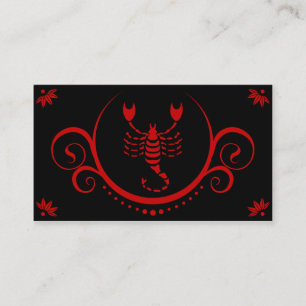 Cartão De Visita sofisticações do scorpio
