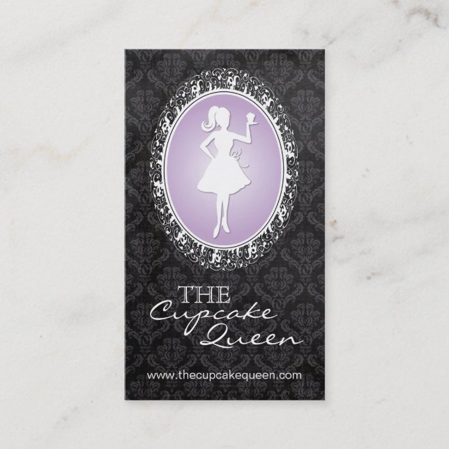 Cartão de visita sofisticado da padaria & do (Frente)