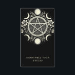 Cartão De Visita Sol Celeste Holístico Lua Negra<br><div class="desc">Este cartão de visita celeste apresenta um elegante sol, lua, átomo de estrela e florais adoráveis ao redor da borda do design. Creme dinâmico a preto. Um logotipo dinâmico estilo de temas holísticos ou celestes para empresas ou serviços holísticos ou celestes.</div>