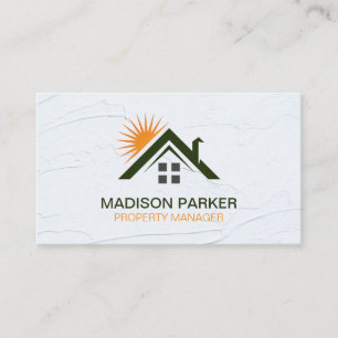 Cartão De Visita Sol em Casa  Propriedades privadas comerciais