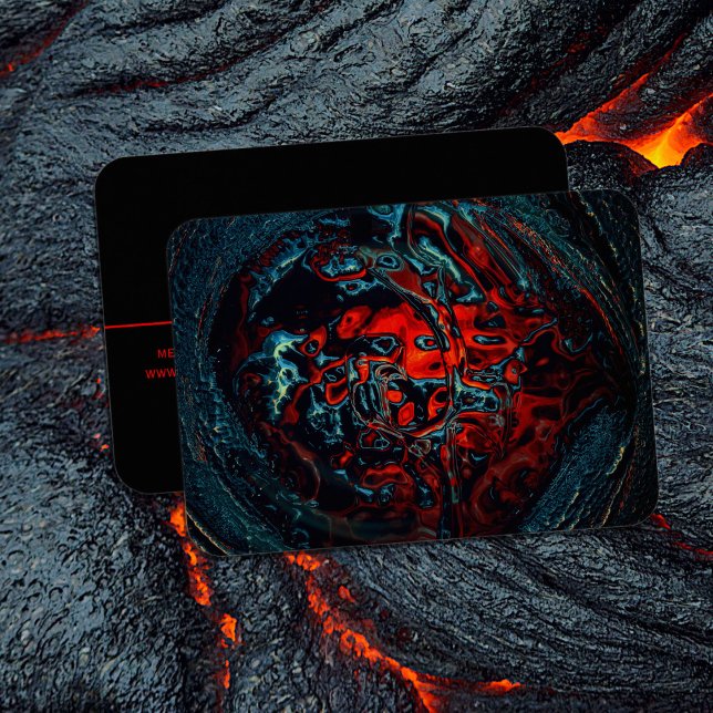 Cartão De Visita Soldadura de ferreiro Oceano Inferno (Criador carregado)