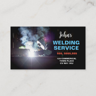 Cartão De Visita Soldadura e Malha de Metal Profissional
