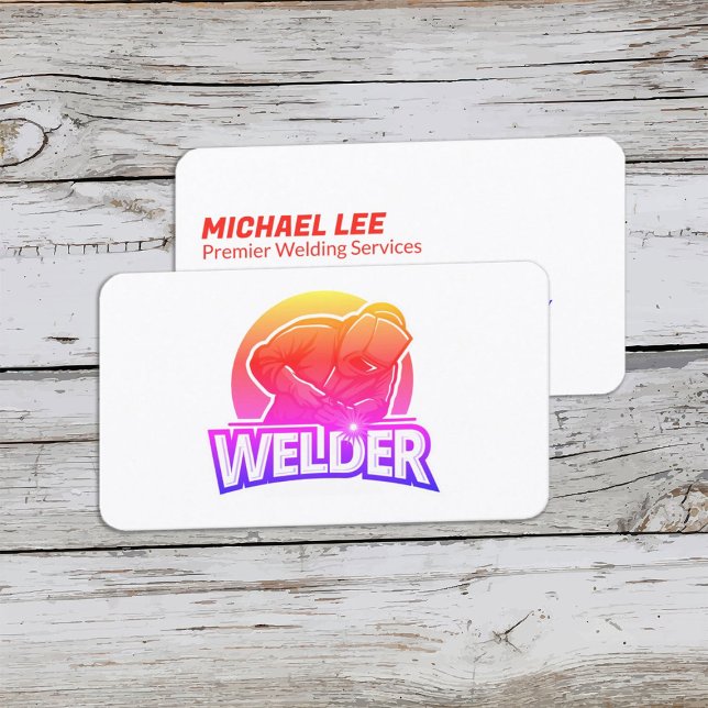 Cartão De Visita Soldadura móvel (Customized Welder Business Card)
