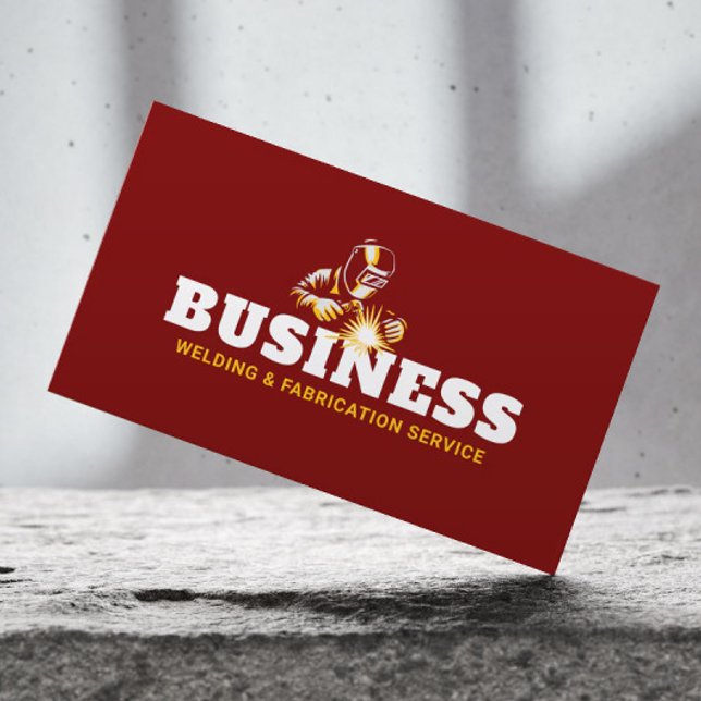 Cartão De Visita Soldadura profissional de tecidos metálicos (Criador carregado)
