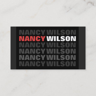 Cartão De Visita Sombra