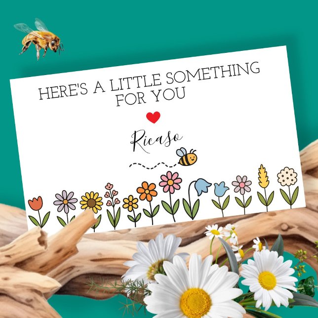 Cartão De Visita Something for You Bee on Flowers Personalized Gift (Something for You Bee on Flowers Personalized Gift Business Cards by Ricaso. Give a gift with flair)