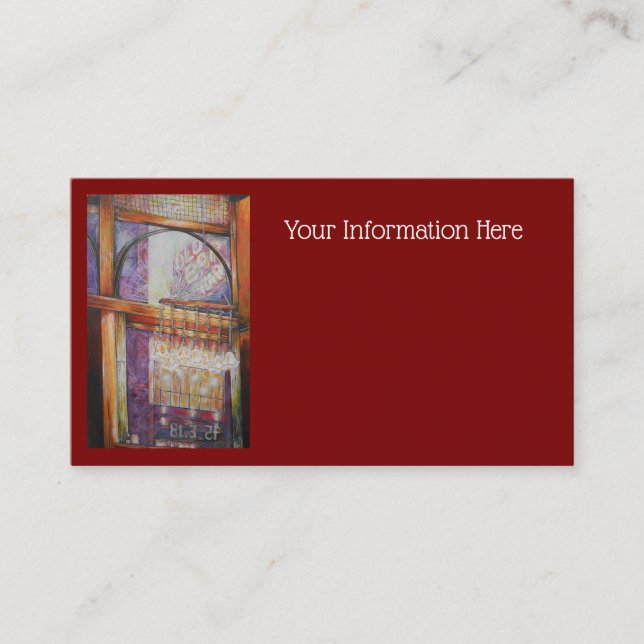 Cartão De Visita Somos Todas Mães Voando À Volta Da Mesma Luz. (Frente)