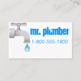 Cartão De Visita Sondando o azul