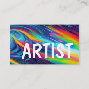 Cartão De Visita Sonho de Pintura Artista