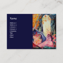 Cartão De Visita SONHOS ouros/Tratamentos Spa do Dia Oriental,Azul