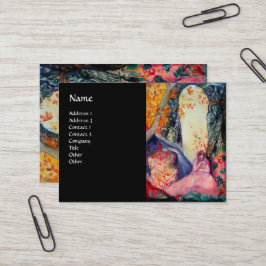 Cartão De Visita SONHOS ouros/Tratamentos Spa do Dia Oriental,Preto