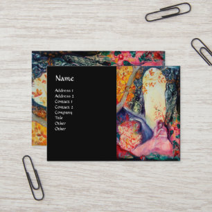 Cartão De Visita SONHOS ouros/Tratamentos Spa do Dia Oriental,Preto