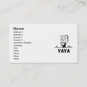 Cartão De Visita Sorria de Camisetas e presentes de Nova Yaya