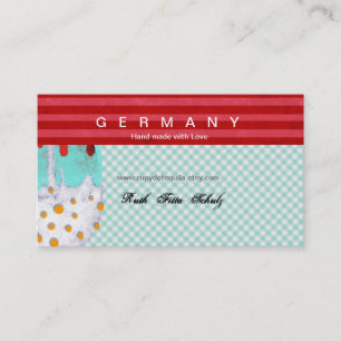 Cartão de visita sorvete