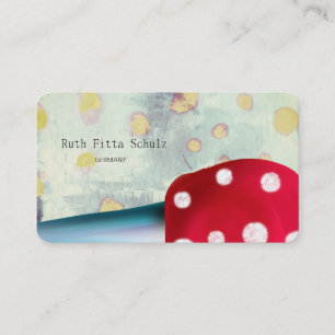 Cartão De Visita Sorvete Macaron Catering Pontos Polka