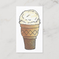 Sorvete Vanilla Cone Soda Fonte de Comida