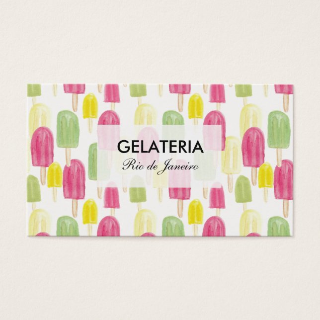 CARTÃO DE VISITA SORVETERIA (Frente)